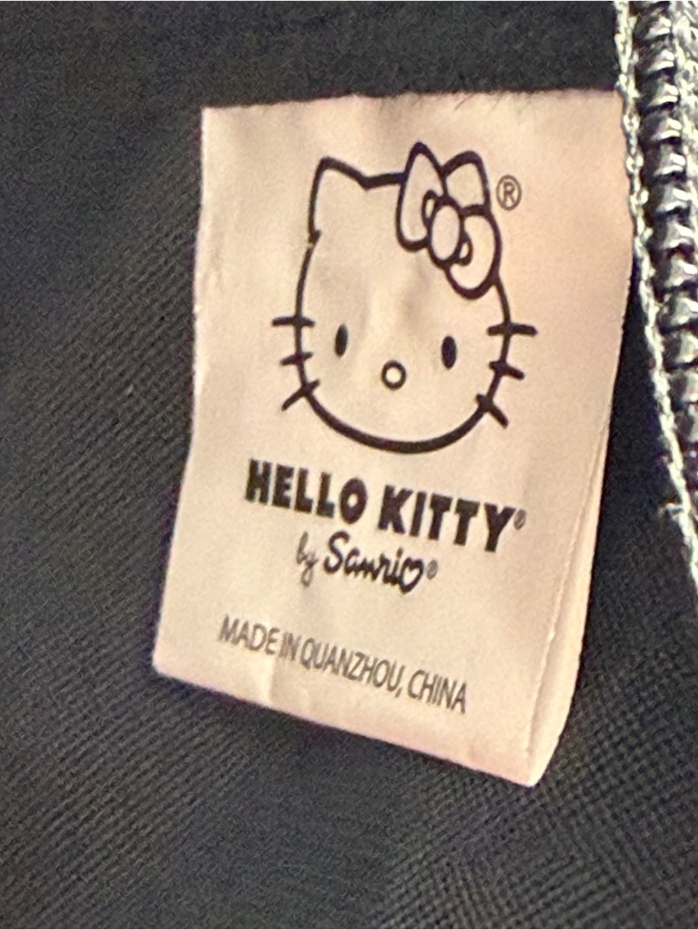 HELLO KITTY Black Red Bow Mini Crossbody Bag - Small Purse Tote - Picture 7 of 7
